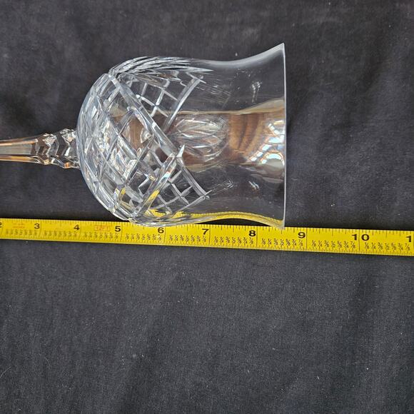 Towle Leyland Crystal Wine Glass / Water Goblet, Single Glass - Picture 6 of 8